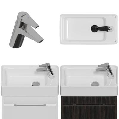 Furniture set Leeds 50 white and mystery eucalyptus — Ver 6