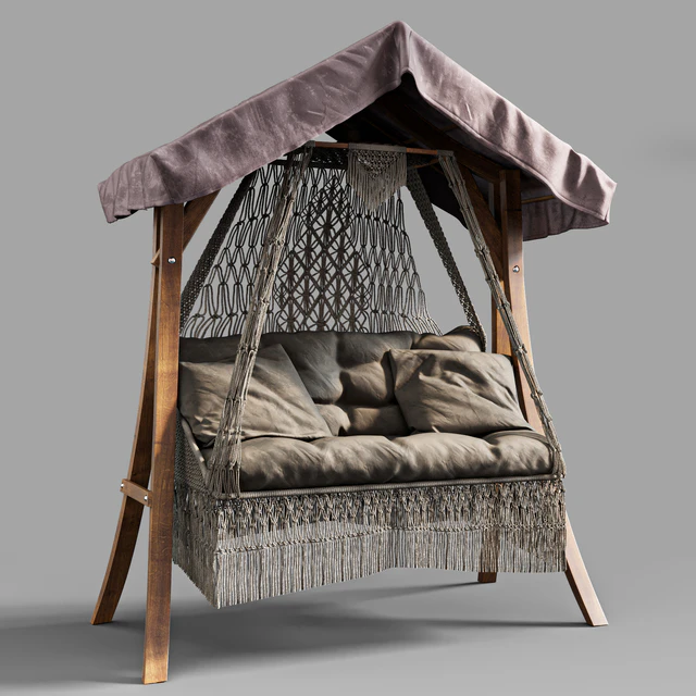 Hanging swing chair "Ceara" on the frame "Caravel" — Descargar