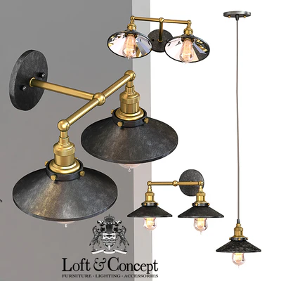 Chandelier Loft Cone Pendant Reflector — Ver 2