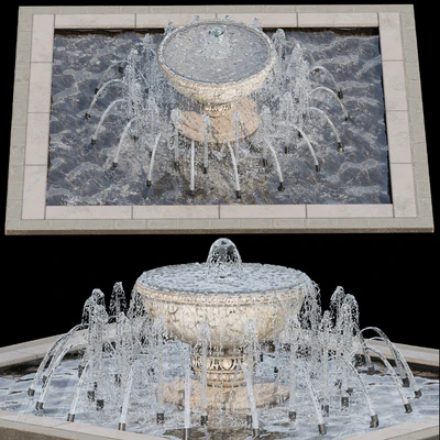 Waterfall fountains cascade 25 — Ver 1