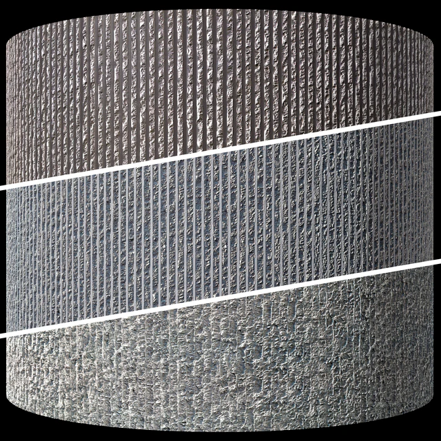 Striped ribbed decorative concrete facing plaster Reckli — Descargar