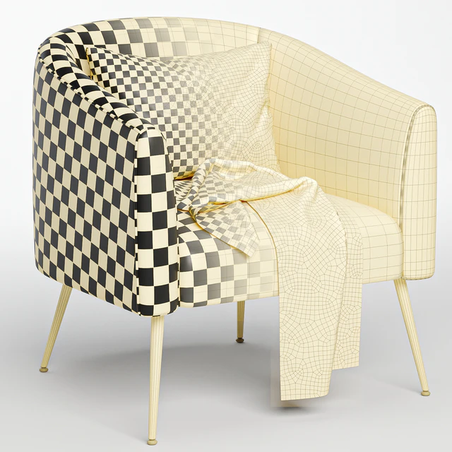 Chynia Upholstered Barrel Chair — Скачать