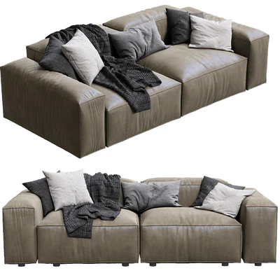 livingdivani Leather SOFA Extra Wall — Ver 5