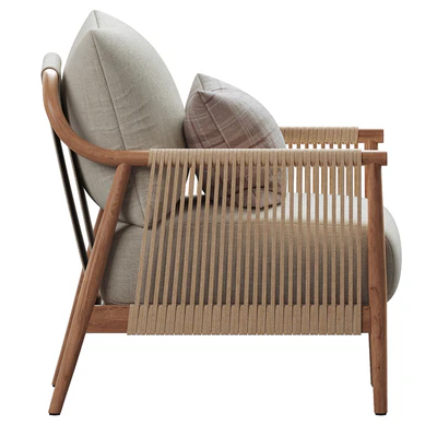 Brena Upholstered Armchair — Ver 3