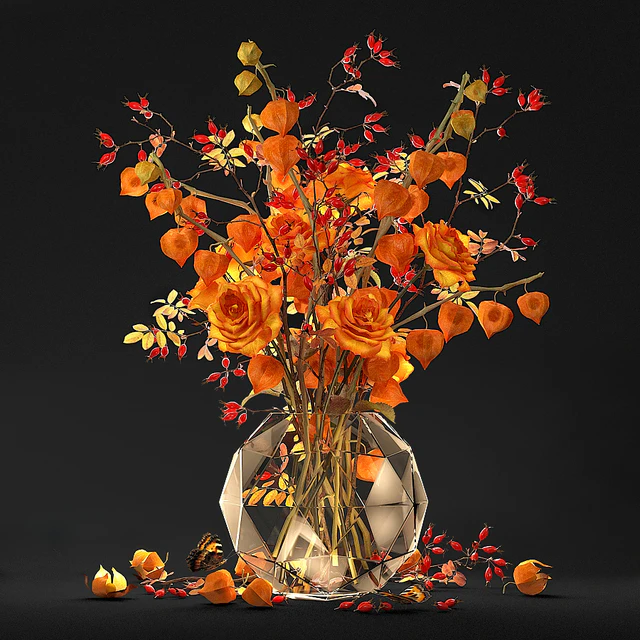 Bouquet with physalis — Descargar