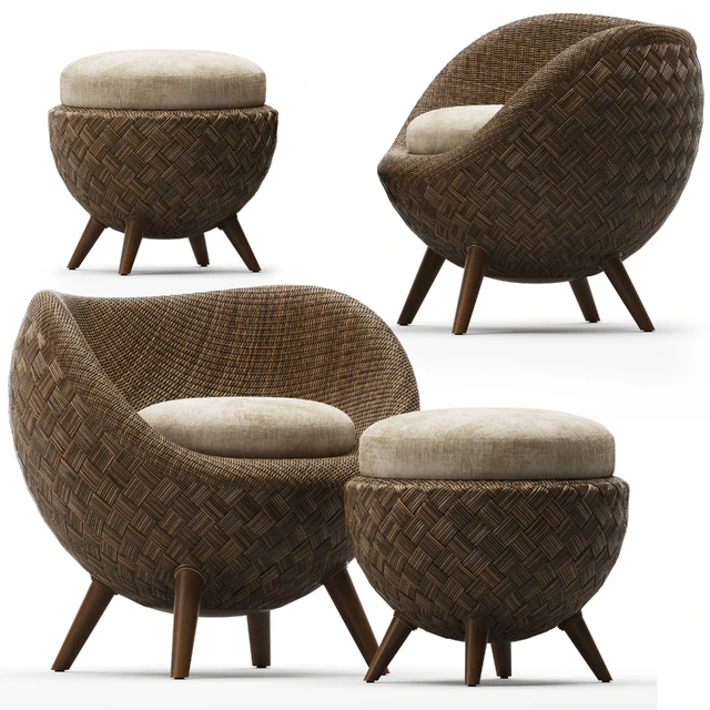 La Luna Lounge Armchair — Скачать