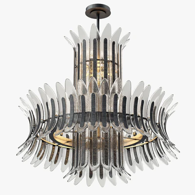 Wired Custom Lighting Palm Chandelier — Ver 2