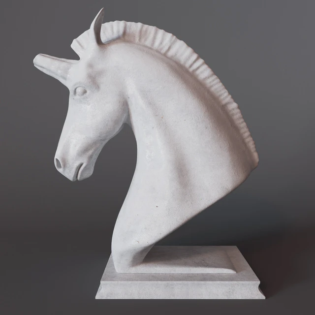 Unicorn sculpture — Скачать