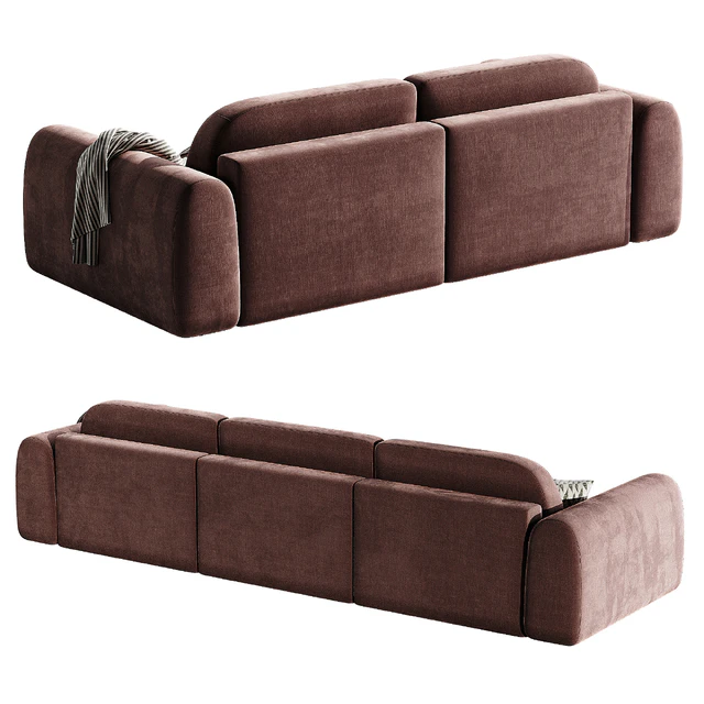 Straight sofa Lilt 2 round | Divan.ru — Descargar
