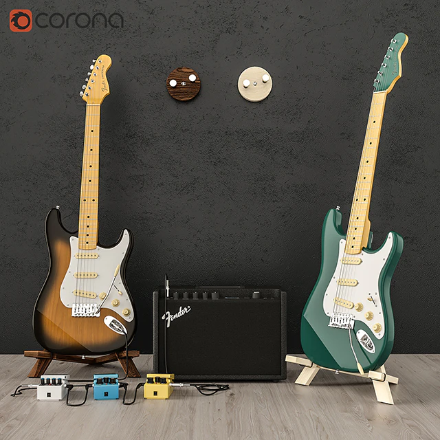Fender guitar set — Descargar