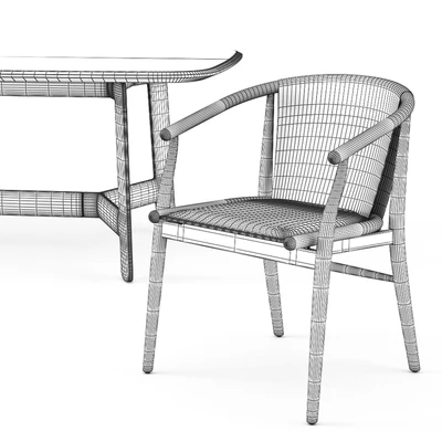 JENS CHAIRS and ALEX TABLE — Вид 3