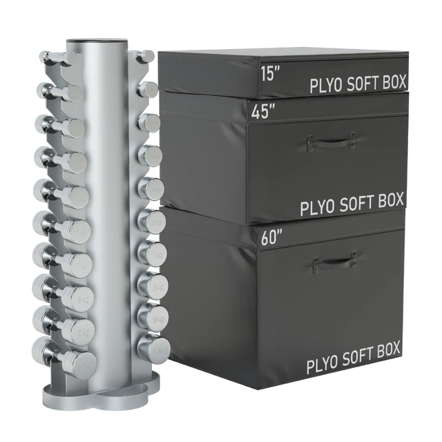 Dumbbells and jump boxes — Descargar