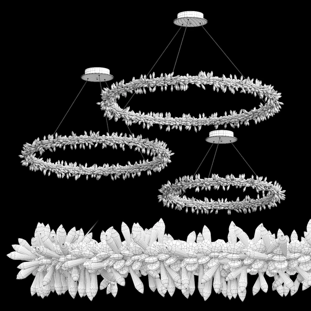 Crystal ring chandelier SIBYL — Descargar