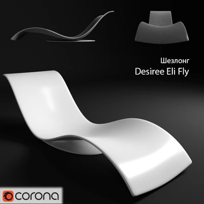 Italian chaise longue Desiree Eli Fly — Ver 1