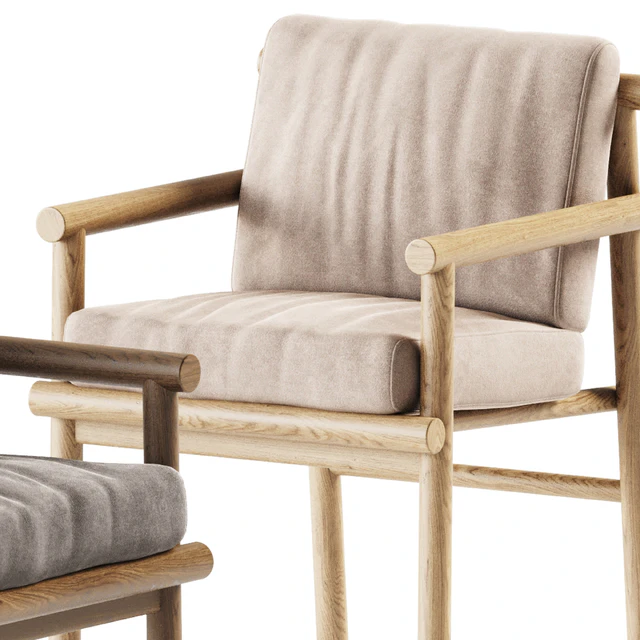 Paddle Table by Cruso and Ayana Chair by B&B Italia / Garden furniture — Descargar