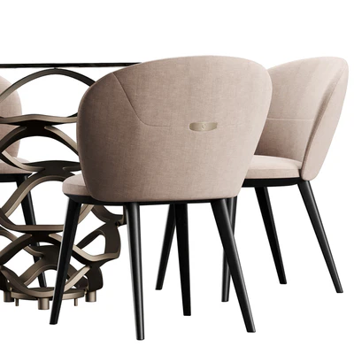 Cantory & Reflex Neolitico dining set — View 3