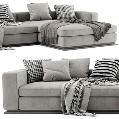 Minotti Leonard Chaise Longue Sofa — Ver 3
