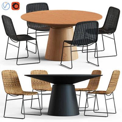 Globewest Olivia Chair and Classique Table — Ver 1