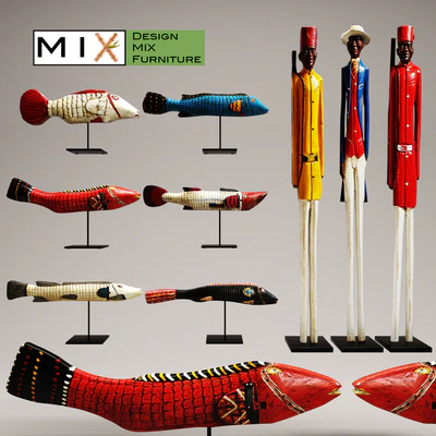 Design Mix Furniture. Collection of 9 pieces — Ver 1