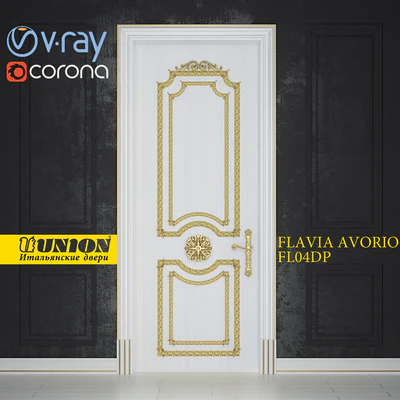 The door FLAVIA FL04DP Avorio — Ver 1