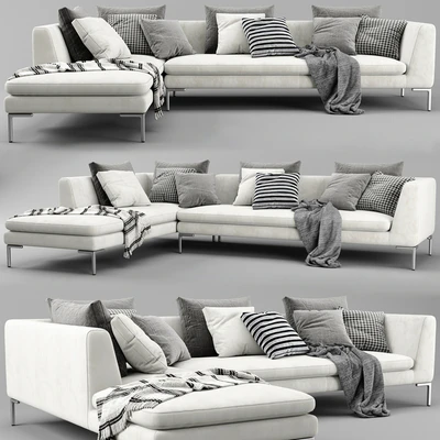 B&B Charles Chaise Longue Sofa — Вид 1