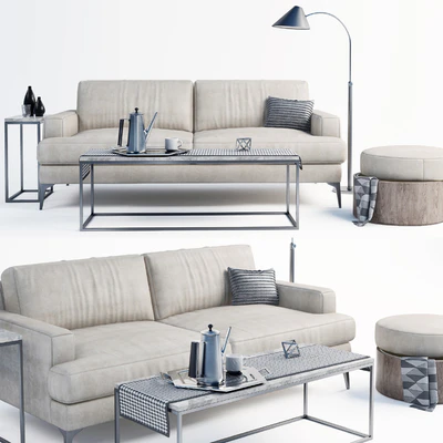 Andes west elm sofa set — Вид 1