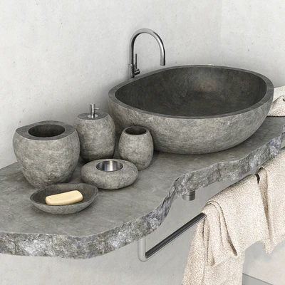 Stone washbasin / Stone washbasin — Ver 1