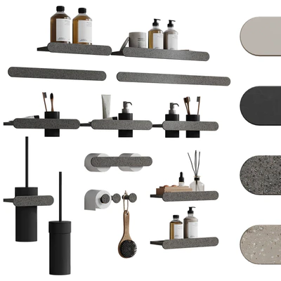 Moon bathroom accessories by Rexa — Ver 1