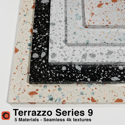 Terrazzo - Series 9 (5 Seamless Materials) — Ver 1