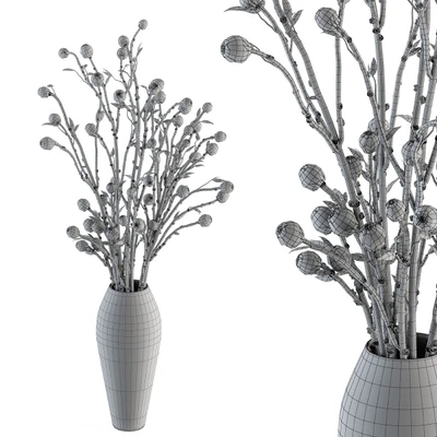 Bouquet 32 - Dried Plant Papavet Bouquet — Ver 4