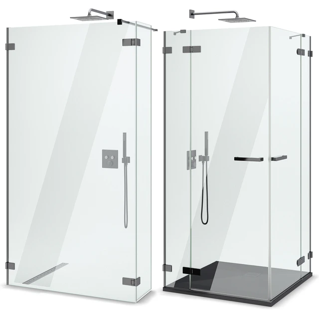 Shower enclosures and doors Radaway | Arta black set 103 — Descargar