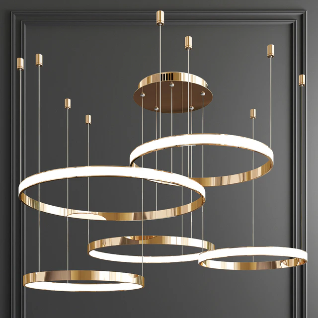 Ring Chandelier Collection - 3 type — Descargar