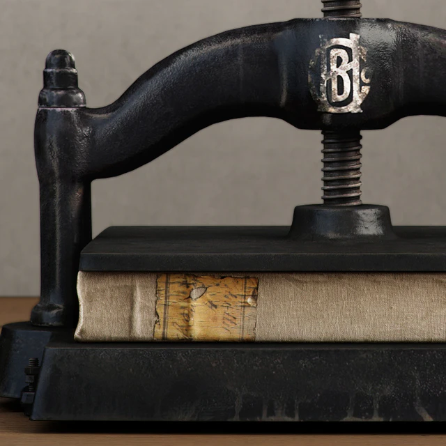 RH/ CAST IRON BOOK PRESS — Скачать