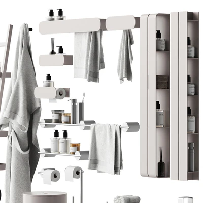 Set of bathroom accessories and decor 3 — Ver 3
