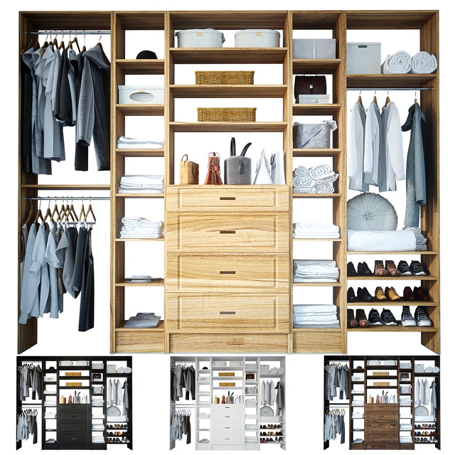 Open wardrobe with filling — Descargar