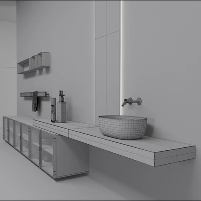 Bathroom furniture set Bespoke 4 — Вид 3