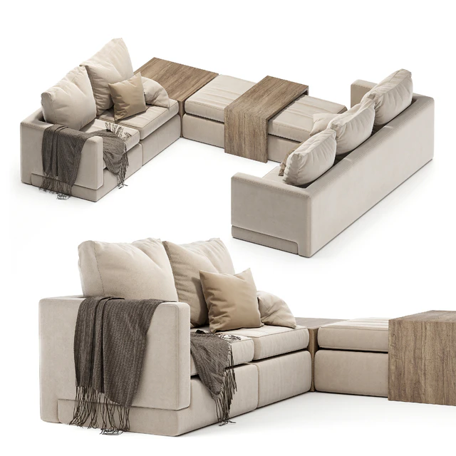 Minotti sofa cream — Descargar