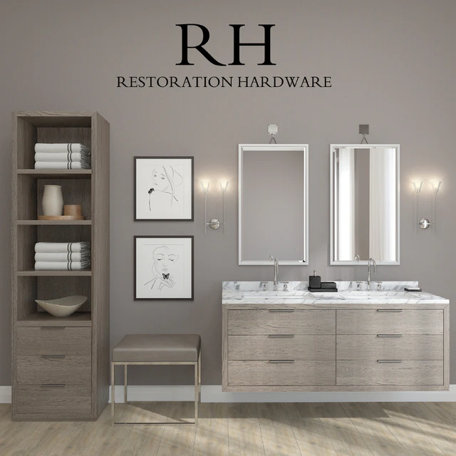 RH Machinto floating  vessel  vanity sink — Скачать