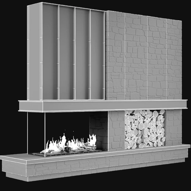 Fireplace modern 79 — Скачать