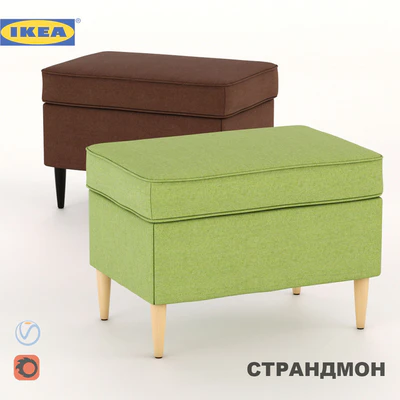 СТРАНДМОН Табурет для ног — Вид 1