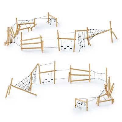 Kompan Robinia Obstacle Course Parkour 5 — descargar