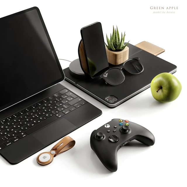 Workspace green apple — Descargar