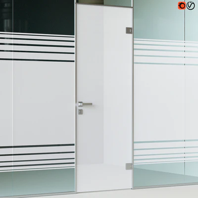 Glass office partitions Doors — Ver 3