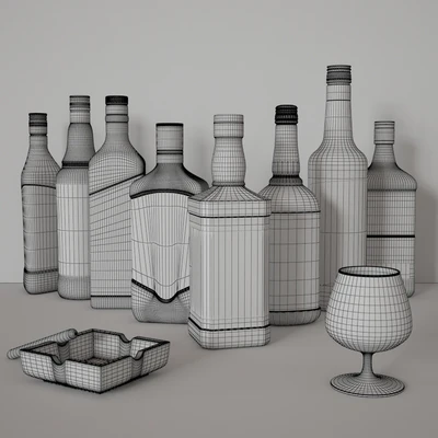 Бутылки виски — Вид 2