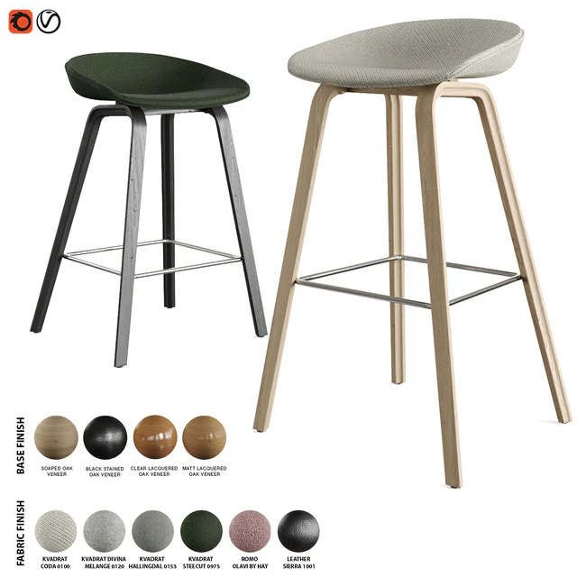 Hay - AAS 33 Barstool & Counter Stool — Скачать