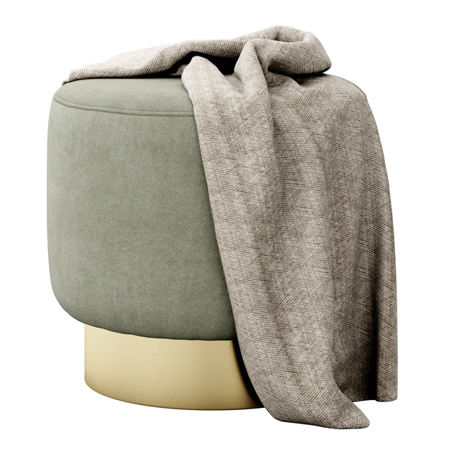 Avalon Ottoman Persimmon by Arteriors Home — Скачать