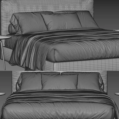 Molteni & C Ribbon Bed — Ver 4