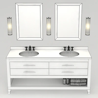 GRAYDON SHAGREEN DOUBLE WASHSTAND — Ver 3