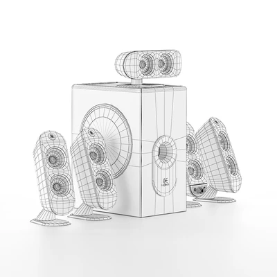 Logitech x-530 — Вид 2