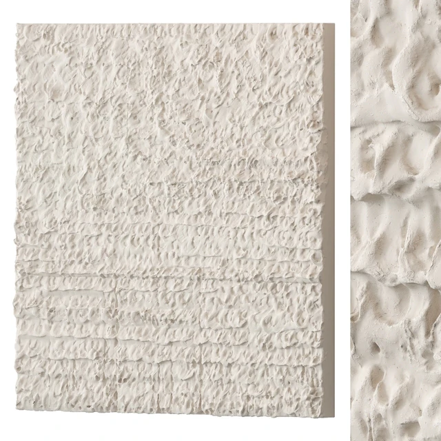 Абстрактное гипсовое панно (Plaster painting) — Скачать
